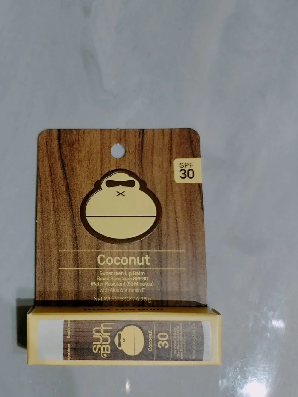Sun Bum Coconut SPF 30 Lip Balm — Brown Nourishing Sunscreen Stick